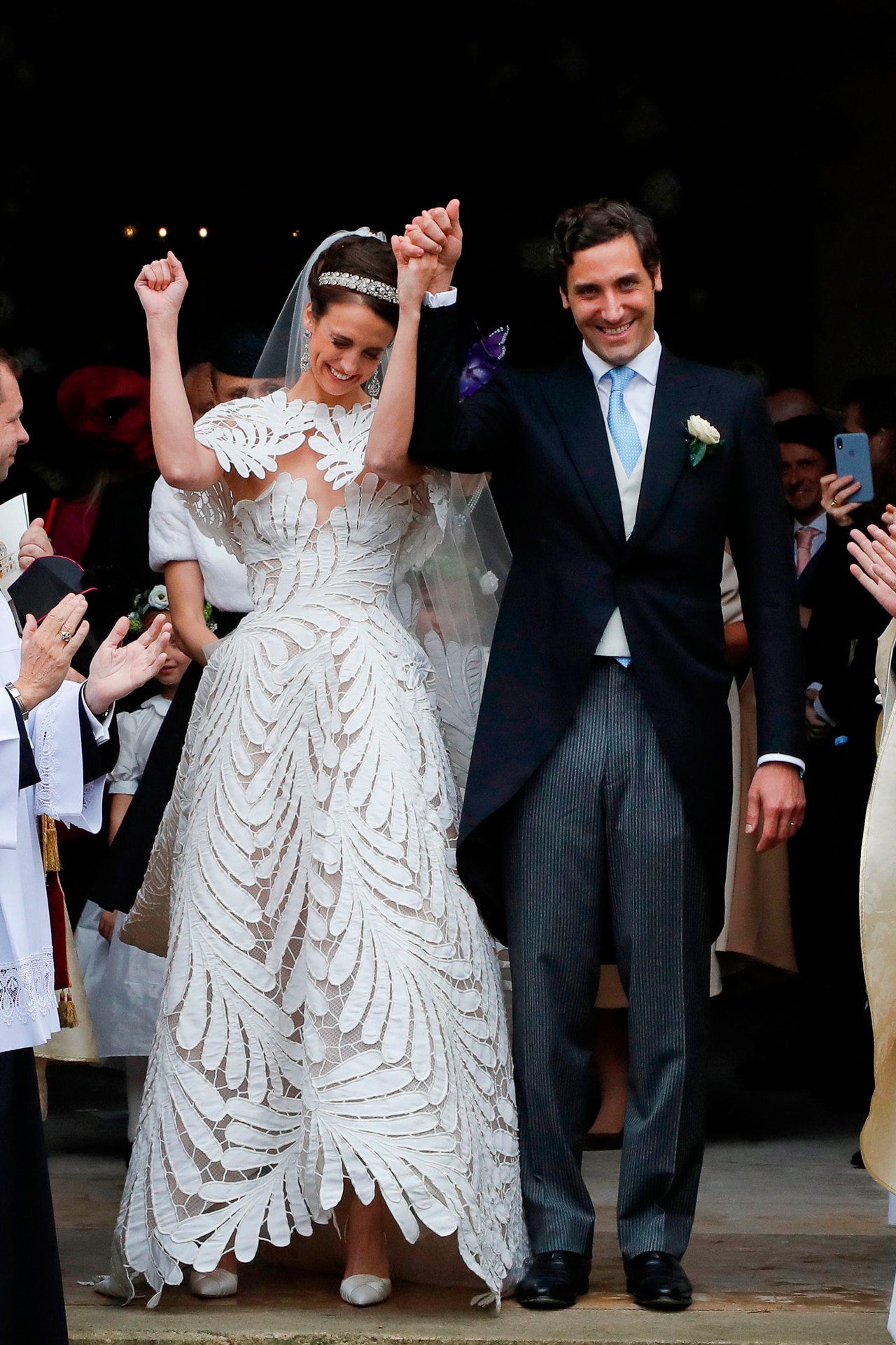 French and Austrian royalty married in a chic Parisian wedding