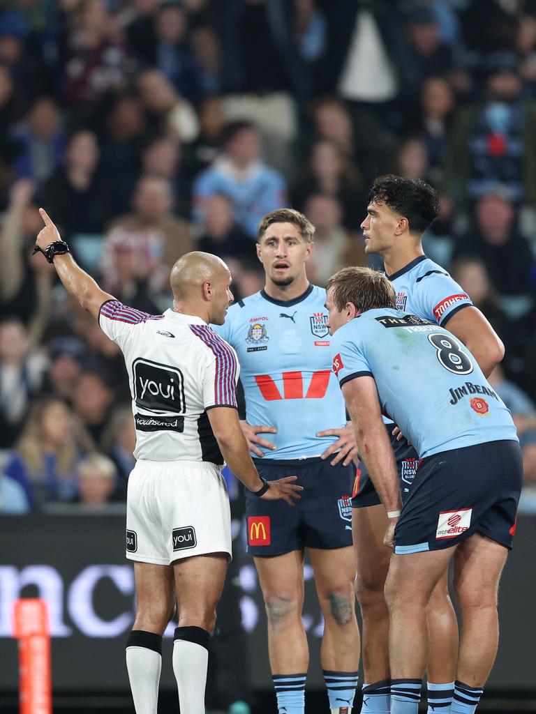 Brutal scenes for Sua’ali'i. Photo by Matt King/Getty Images