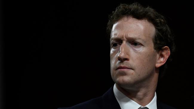 Mark Zuckerberg says fact-checkers have ‘destroyed more trust than they’ve created’. His changes at Meta Platforms will affect advertisers on its sites. Picture: AFP