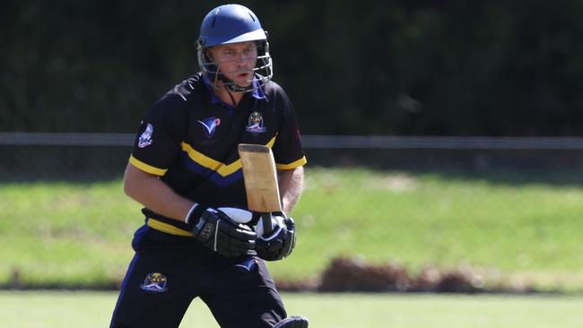 v St Bernard's batsman Rory Collins. Picture: Stuart Milligan