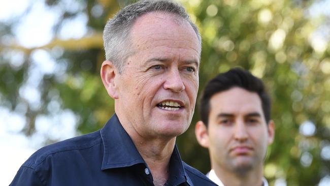 Bill Shorten says claims made by Peter Dutton over Labor’s border policy are rubbish. Picture: AAP