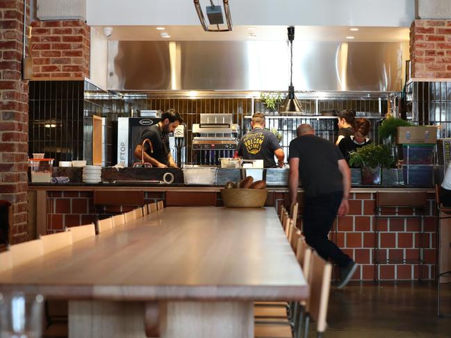 David Swain and Sharon Romeo’s impressive new CBD bar and restaurant Fino Vino, in the CBD. Photo: Tait Schmaal.