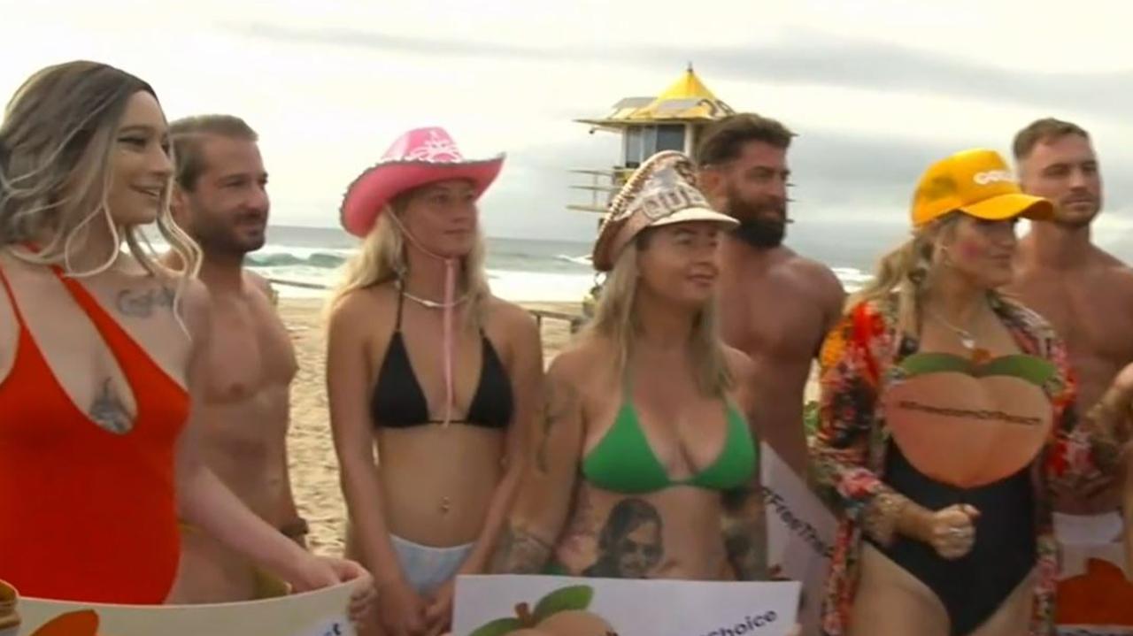 G-string ban, Gold Coast: Free The Peach protest on Kurrawa beach