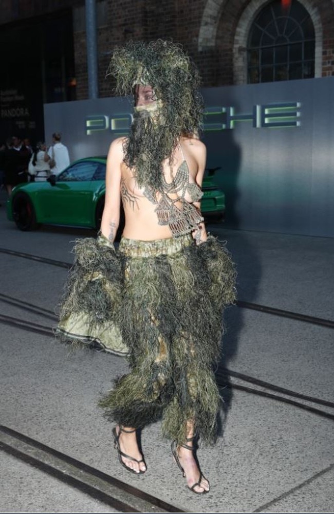 She also went for a forest-inspired look in 2024. Picture: Matrix