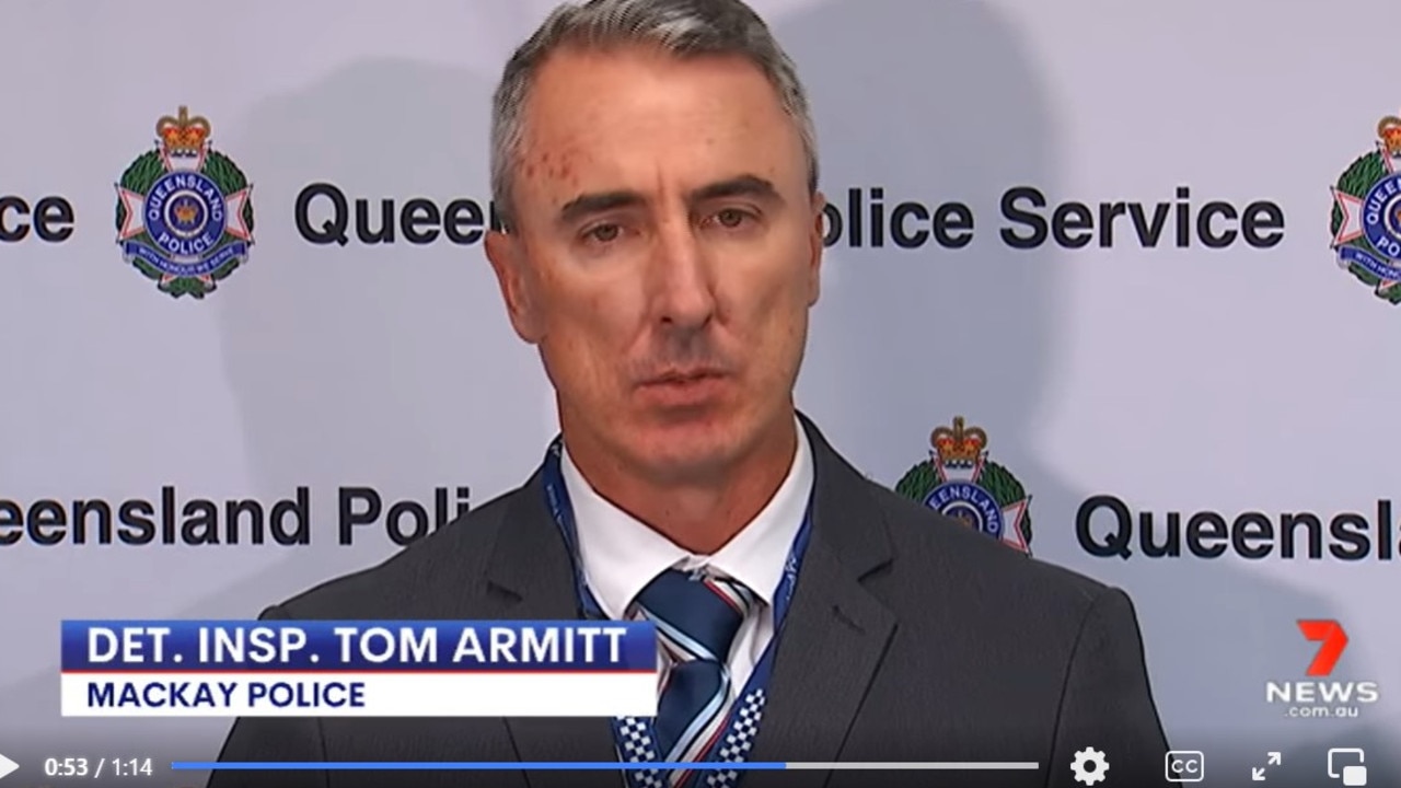 Detective Inspector Tom Armitt said police had interviewed more than 100 people in the Rene Latimore investigation. Picture: Seven News.