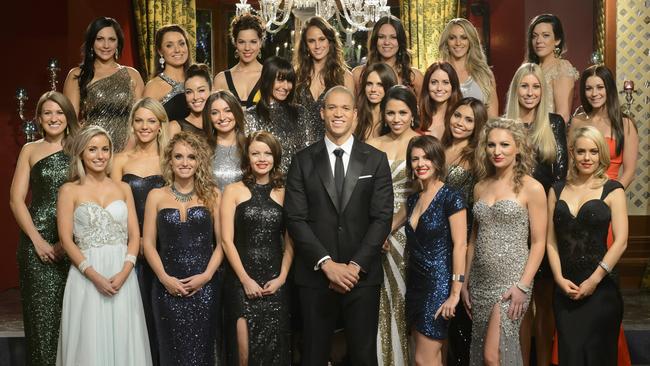 Bachelor Blake Garvey's group of Bachelorettes. Photo: Supplied by Channel 10.