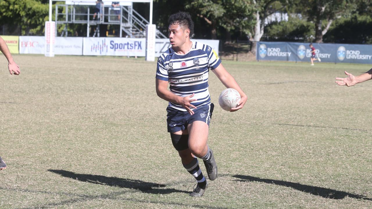 Bond Uni vs. Brothers Colts 1 club rugby at Bond Uni last weekend.