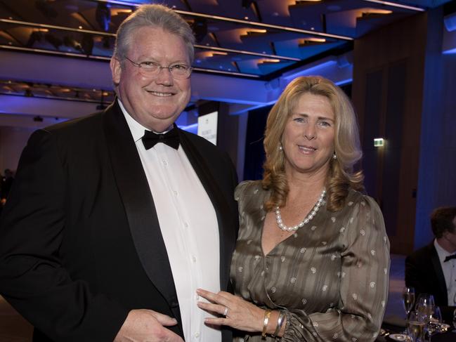 Anthony and Bernadette Cummings at Royal Randwick Ballroom on Thursday night. Picture: Chris Pavlich