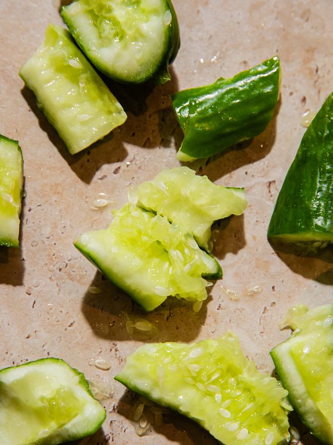 Smashed cucumbers are not refined but lots of fun: Nikki To / TWAM