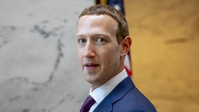 ’Mark Zuckerberg has declared that when it comes to Australia, fake news is the lingua franca of Facebook.’ Picture: Getty Images