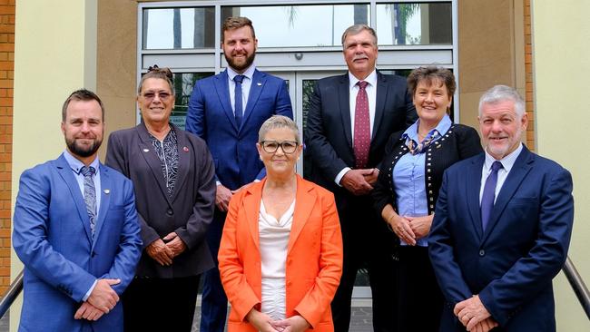 Lockyer Valley Regional Council's newly elected leadership team. Photo: LVRC