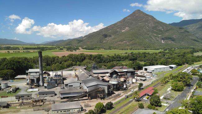 The Gordonvale sugar mill south of Cairns, owned and operated by MSF Sugar. Picture: Brendan Radke