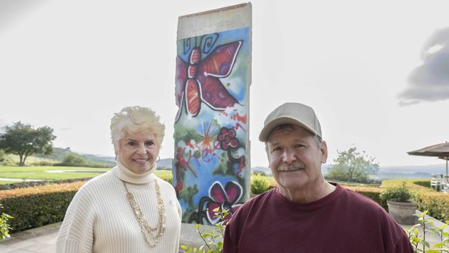 Kathie Korner and brother Mark Nichols. Picture: Phil McCarten