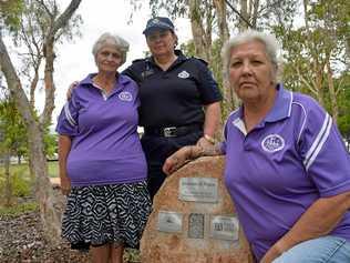 CAMPAIGNERS: Linda Watson and Karen Harris, pictured with Sergeant Vicki Dredge, are hoping that by sharing their stories they can help reduce domestic violence and eventually save lives. Picture: Liana Walker