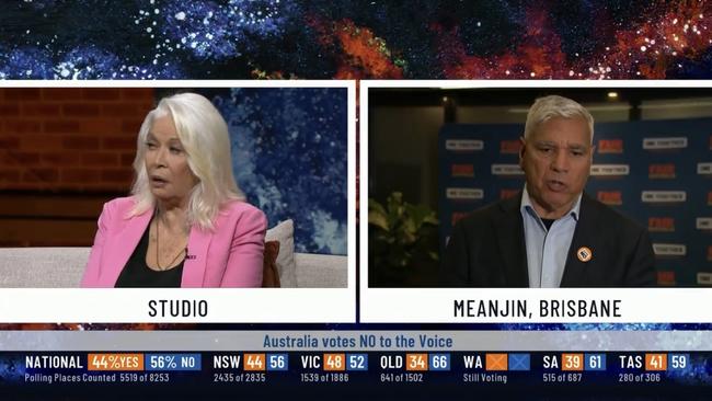 Yes campaigner Professor Marcia Langton and No campaigner Warren Mundine go head to head on SBS's program The Point on the night of the Voice referendum.