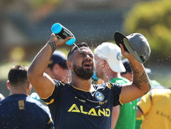 Kenny Edwards in his NRL days with the Parramatta Eels. Picture. Phil Hillyard