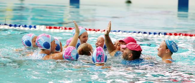 The winning under 14 Mermaids.                                    Picture: NIGEL HALLETT