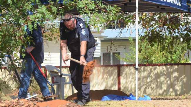 ON THE SCENE: Police are currently investigating a Chinchilla residence. . Picture: Peta McEachern