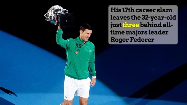 Djokovic claims eighth Australian Open crown