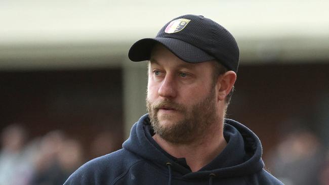 Dale May, coach of West Coburg.Photo: Hamish Blair