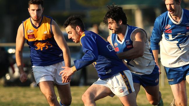 Chris Vulic was in Taylors Lakes’ best. Photo: Hamish Blair