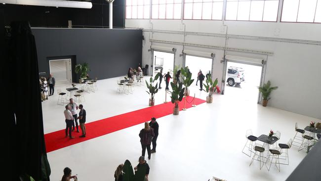 The foyer area of the new Screen Queensland Cairns studio complex. Picture: Peter Carruthers