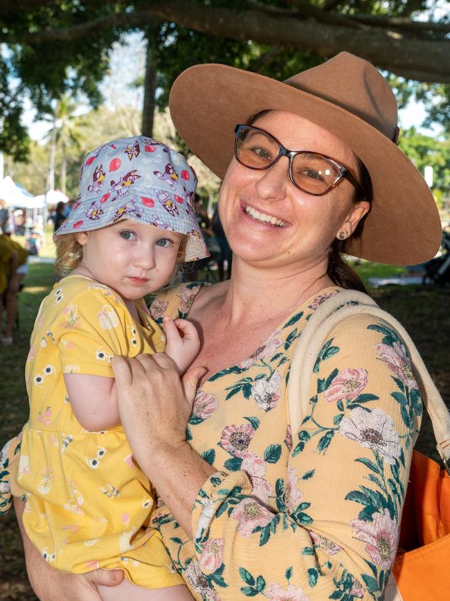 Claire and Felicity Laubli at the official opening of Seaforth Esplanade Redevelopment Saturday 2 September 2023 Picture: Michaela Harlow