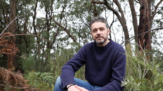 File picture of Chef Jock Zonfrillo at his home in the Adelaide Hills. Picture: Russell Millard/The Australian