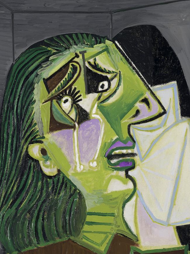 Pablo Picasso’s Spanish Weeping Woman. Picture: National Gallery of Victoria