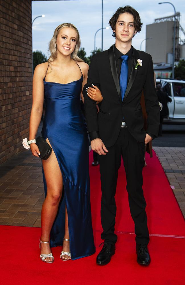 Summer Clark and Reid Hadfield at Toowoomba Grammar School formal at Rumours International, Wednesday, November 15, 2023. Picture: Kevin Farmer