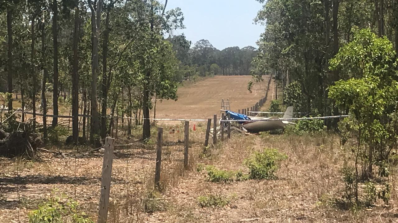 Plane Crash in Agnes Water, at Round Hill Rd.