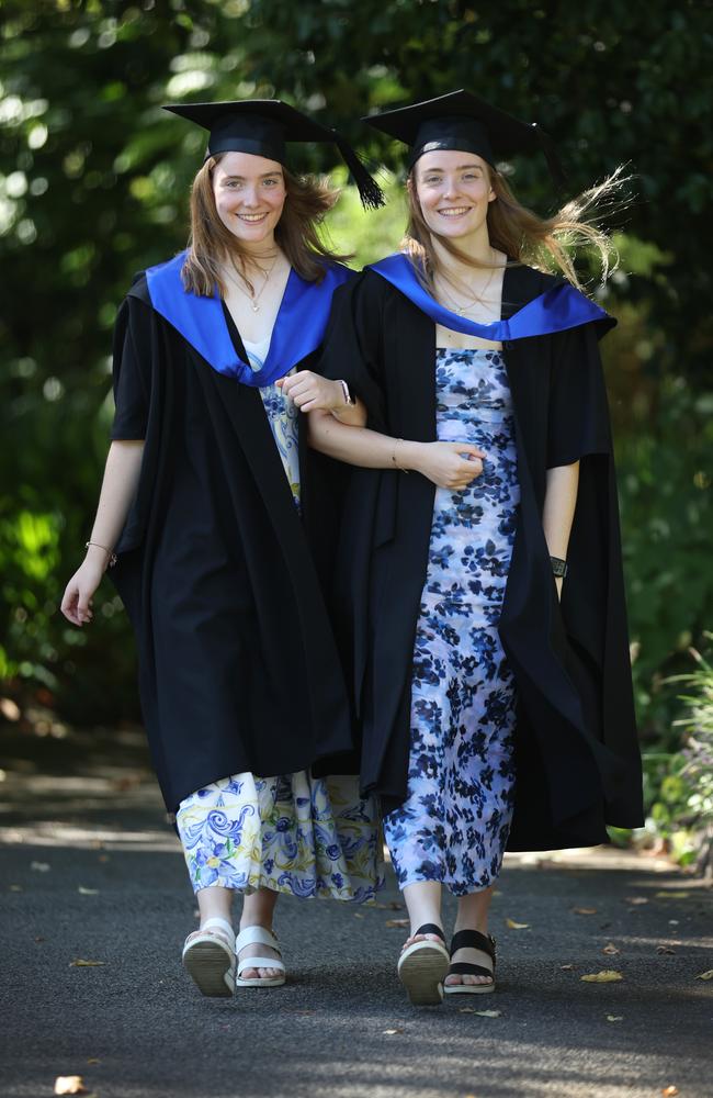 In the past five years, a total 55 sets of twins were enrolled into the same university course as their sibling at Victoria University. Picture: David Caird