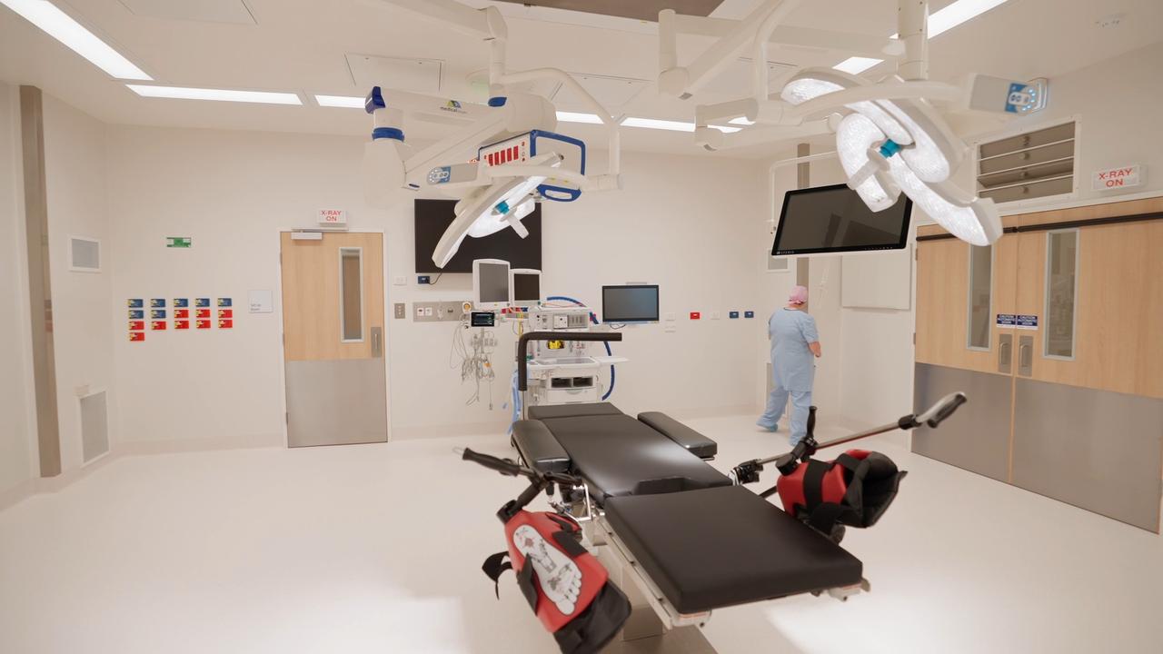 A look inside one of the surgical theatres at the new Toowoomba day surgery at Baillie Henderson Hospital.