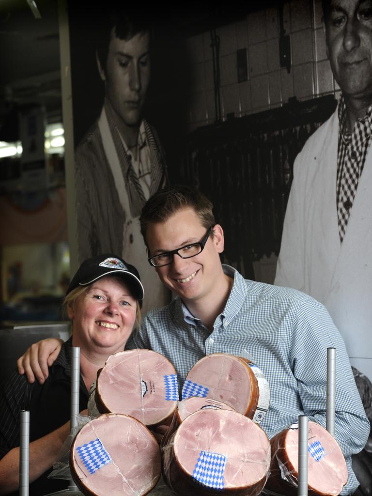 Stephan Knoll and his mum, Barbara Knoll from Barossa Fine Foods