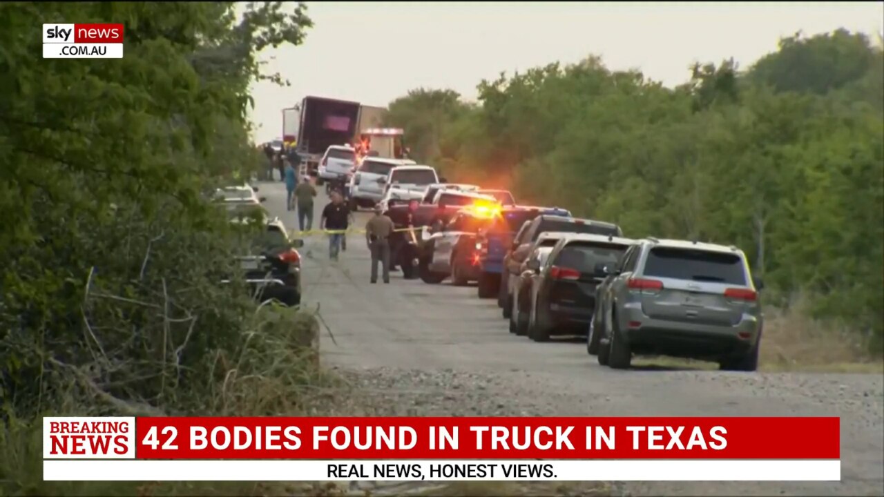 Dozens of people found dead inside truck in San Antonio