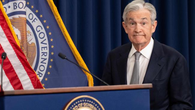 US Federal Reserve Board chairman Jerome Powell has said he has no plans to reduce interest rates any time soon. Picture: Saul Loeb/AFP