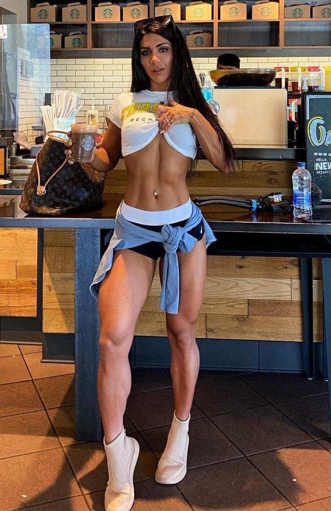 American Airlines staff found Deniz Saypinar's outfit to be skimpy Credit: Instagram/Deniz Saypinar