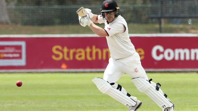 Aaron Ayre in action for Essendon. Picture: Hamish Blair