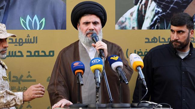 Hashim Safieddine is Hassam Nasrallah’s cousin and has long been considered his likely successor. Picture: AFP