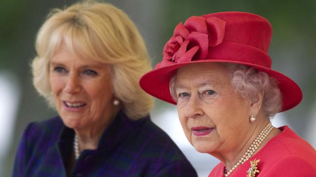 (Queen Elizabeth and Camilla, Duchess of Cornwall in 2013. Picture: HEATHCLIFF O'MALLEY / POOL / AFP.