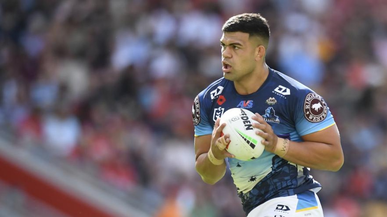 David Fifita is another wanted man. NRL Photos