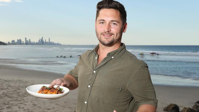 Rick Shore owner Nick Woodward standing in front of the iconic view. Picture Glenn Hampson