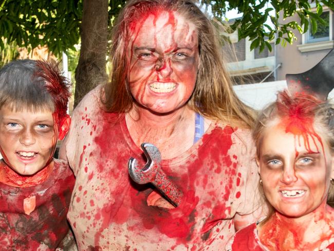 Zombies march through the streets of Mackay