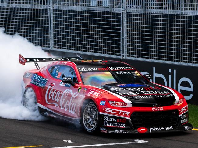 ADELAIDE, AUSTRALIA - NOVEMBER 26: Brodie Kostecki driver of the #99 Coca-Cola Racing Chevrolet Camaro ZL1 during the VAILO Adelaide 500, part of the 2023 Supercars Championship Series at Adelaide Street Circuit, on November 26, 2023 in Adelaide, Australia. (Photo by Daniel Kalisz/Getty Images)