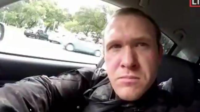 Brenton Tarrant in grabs from video posted online on the appalling Christchurch mosque attack in March 2019, with the murders of more than 50 people livestreamed on Facebook,