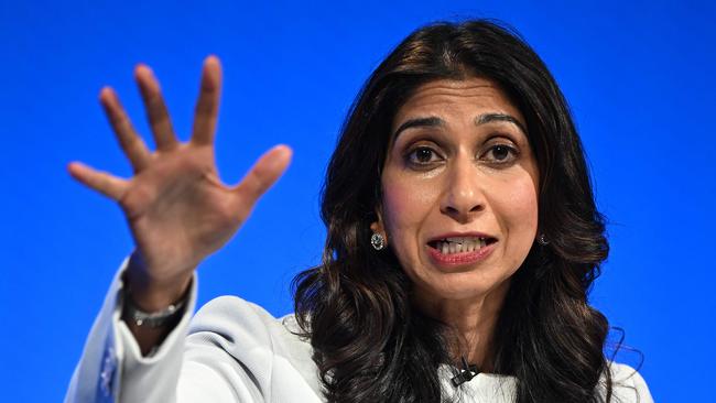 Home secretary Suella Braverman was sacked on Monday. Picture: AFP