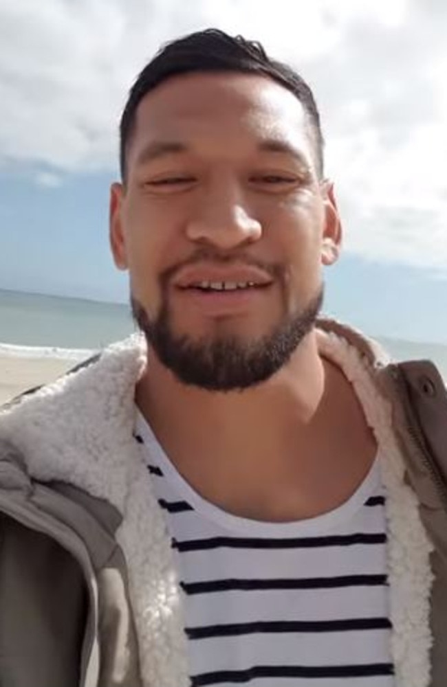 Israel Folau has resurfaced for an Australian Christian Lobby campaign.