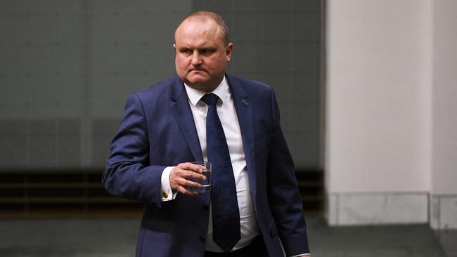 Jason Wood accused the MPs of staging the photo. Picture: Lukas Coch