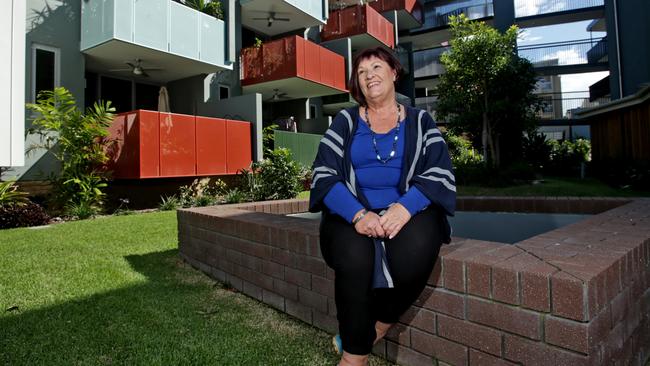 Patricia Cunning is a resident of Caggara House, which was one of BHC’s projects in Brisbane. Pic Tim Marsden