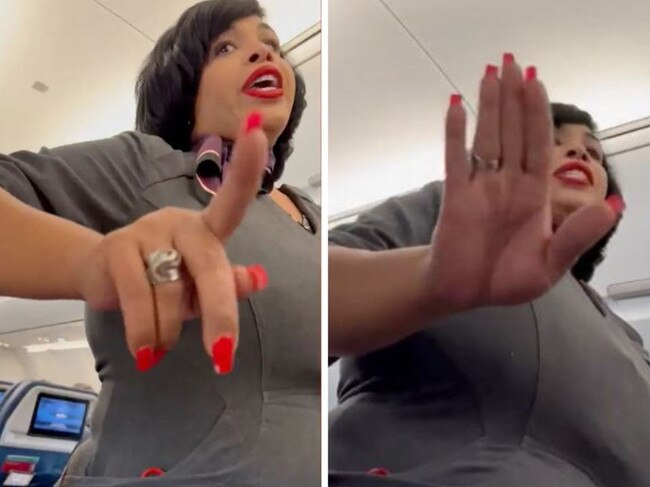 ‘Stupid face’: Flight attendant lashes out